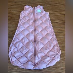 Pink Quilted Kids Pajamas Sleep Sack